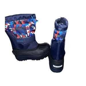 Columbia Waterproof Pull On Snow Boots blue